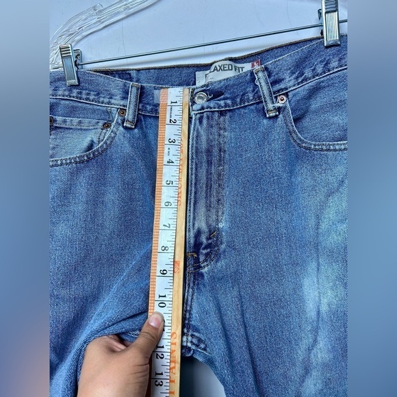 VINTAGE LEVI’S 550 90s Y2K Men’s RELAXED FIT DENIM JEANS RED TAB SIZE 34X32 - Picture 10 of 14